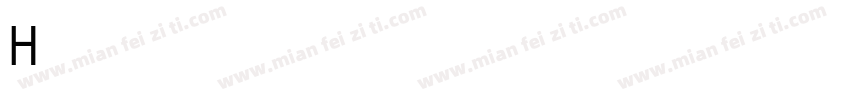 Helvetica Condensed Thin bold字体转换
